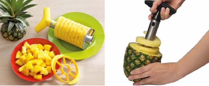 Как порезать ананас