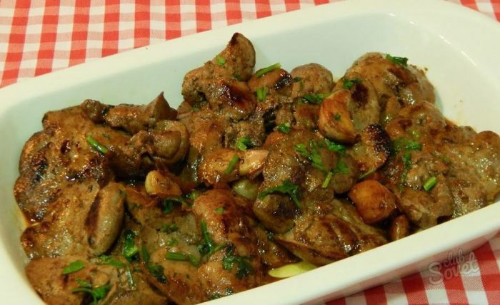 Как приготовить печень кролика