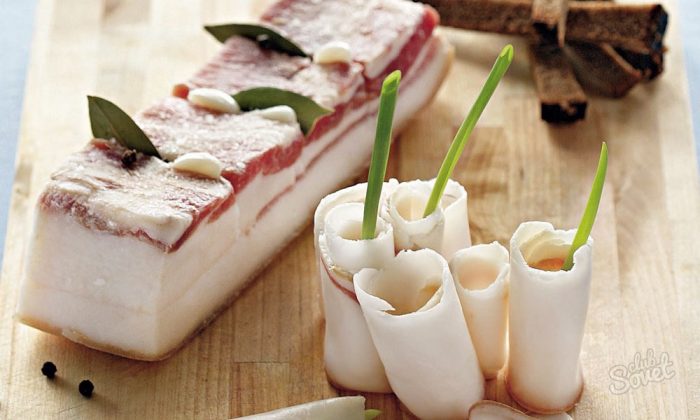 Как замариновать сало