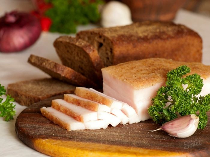 Как замариновать сало