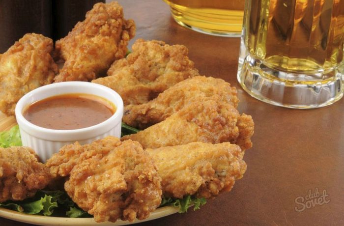 Как приготовить крылышки куриные на сковороде