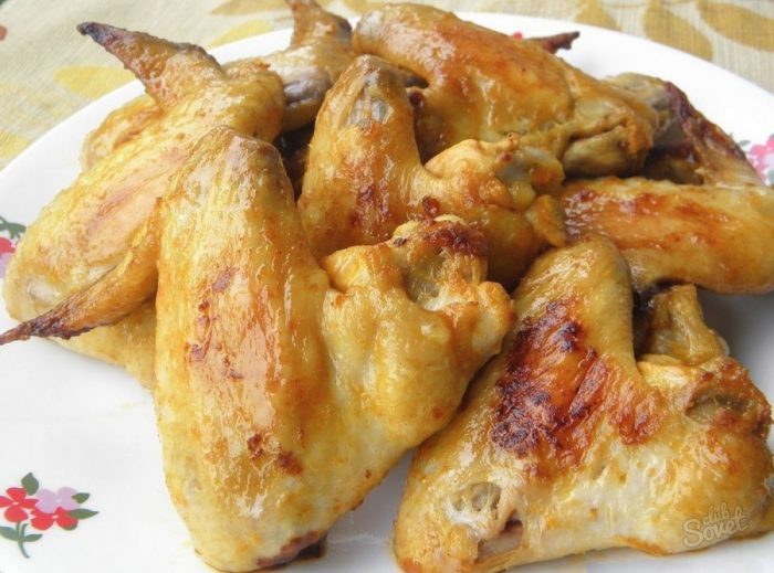 Как приготовить крылышки куриные на сковороде