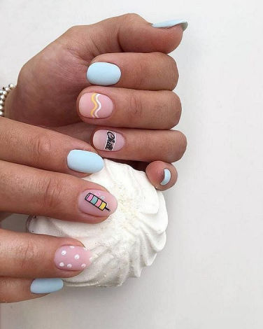 Свіжа добірка ідей красивого манікюру на короткі нігті