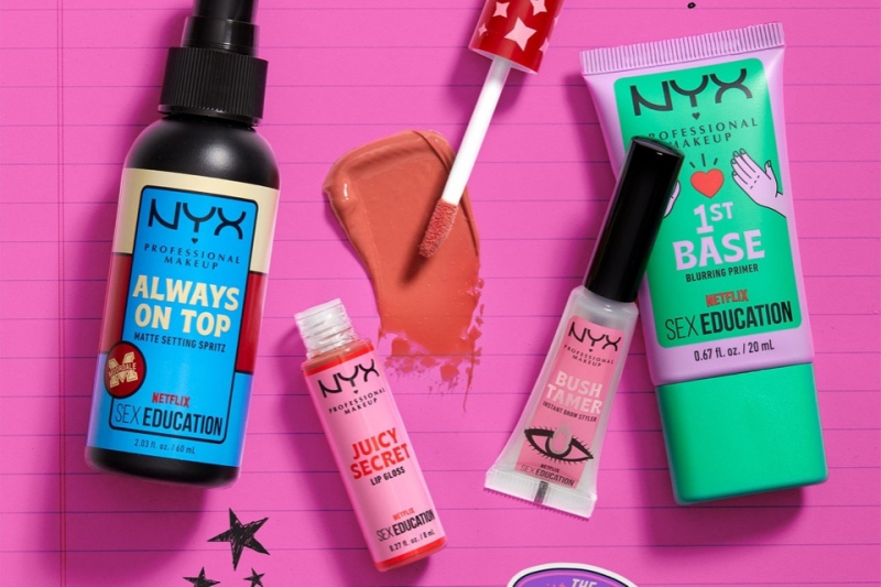 NYX об'єдналися з NETFLIX для створення спільної колекції косметики