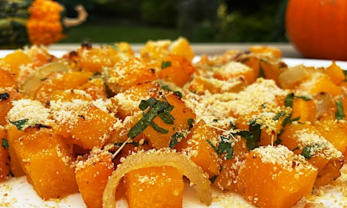 Дякую подрузі за рецепт смачного гарбуза. Кілька хвилин приготування і вся сім’я щаслива!