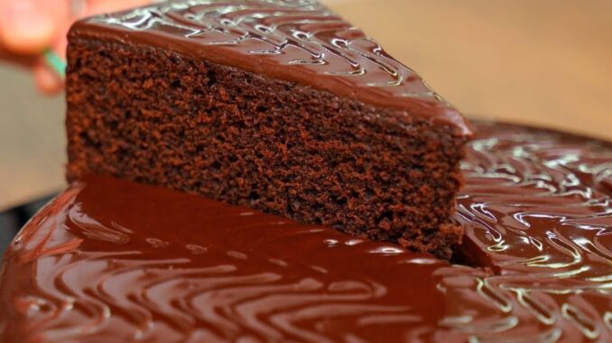 Шоколадний торт на раз-два, з яким впорається навіть дитина! Нічого не треба збивати! Виходить з ДУЖЕ насиченим шоколадним смаком
