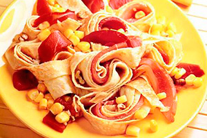 Омлет з шинкою і помідорами – смачні рецупти