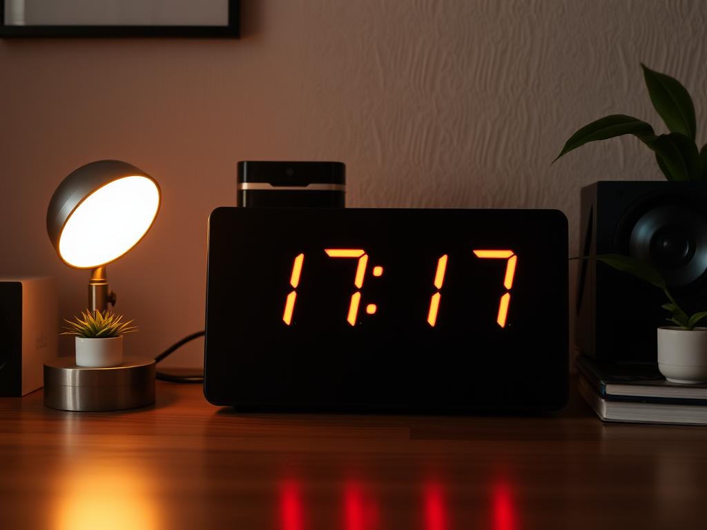 17:17 on the digital clock in the room 17:17 на Годиннику Значення