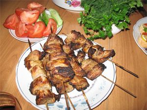 Шашлик в духовці: з курки, баранини, свинини, яловичини