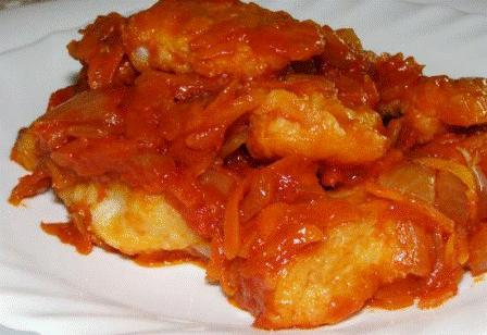 Риба під маринадом по-грецьки.