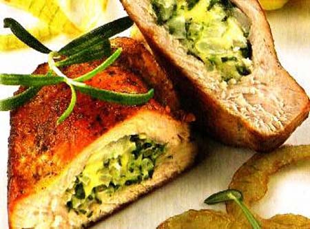 Котлети з свинини, запечені з сиром