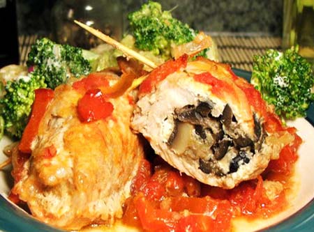 Котлети з свинини, запечені з сиром