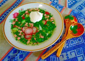 Окрошка на мінеральній воді