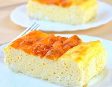 Омлет як у дитячому садку в духовці: пишний і високий