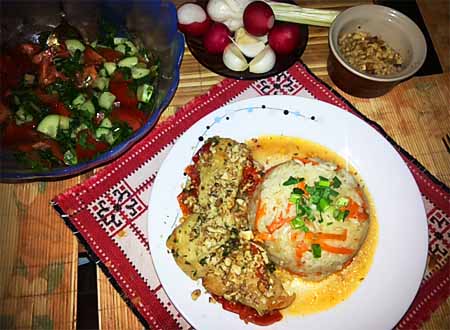 Чахохбілі з курки по-грузинськи. Покроковий рецепт з фото в домашніх умовах