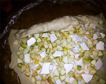 Яблучний пиріг з антоновкой. Покроковий рецепт дуже смачного і простого торта з фотографіями