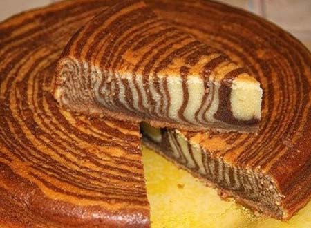 Улюблений домашній пиріг “Зебра”. Покроковий рецепт з фотографіями