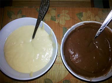 Улюблений домашній пиріг “Зебра”. Покроковий рецепт з фотографіями