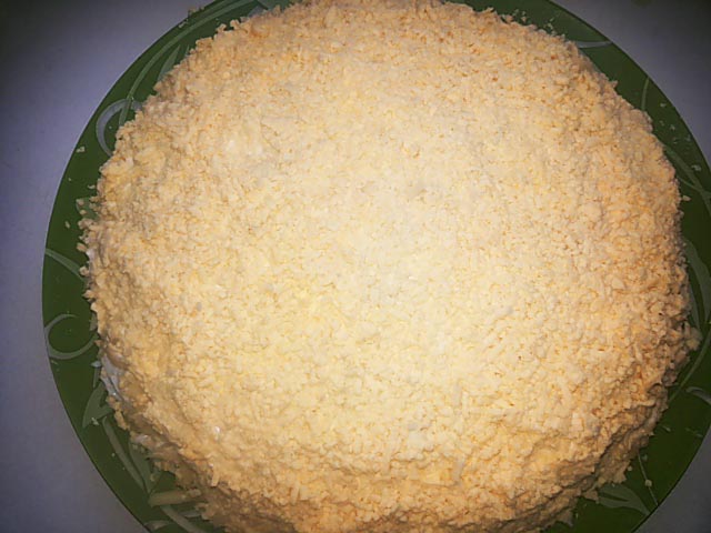 Салат “Соняшник” з чіпсами. Класичний покроковий рецепт з фото