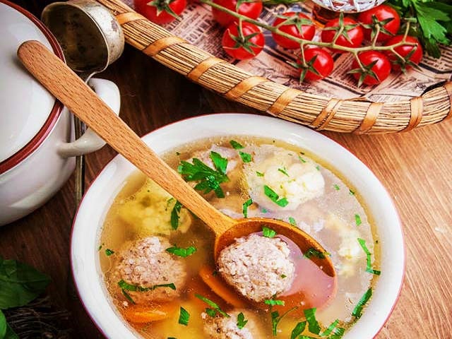 Суп з галушками — 7 покрокових рецептів приготування супу