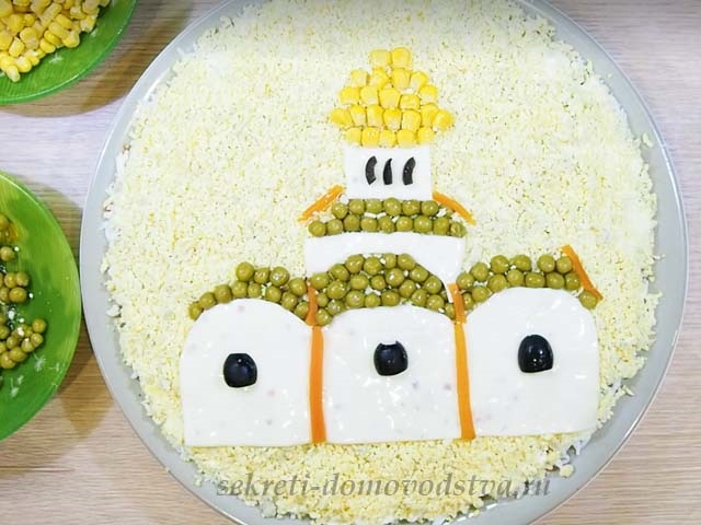 Салат Великодній храм — смачний салат на Великдень