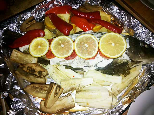 Короп запечений в духовці у фользі – покроковий рецепт з фото