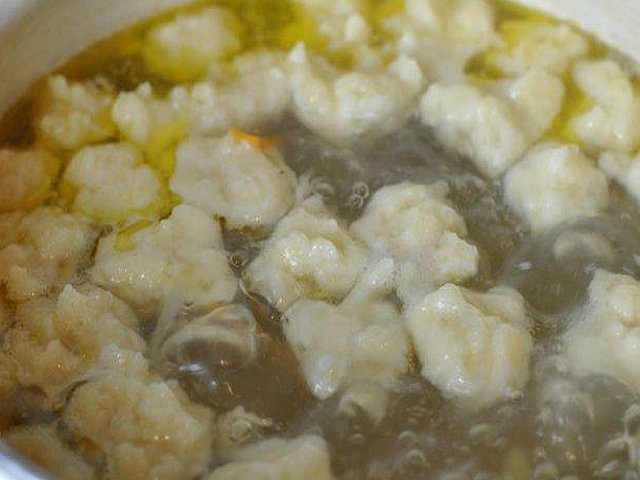 Суп з галушками — 7 покрокових рецептів приготування супу