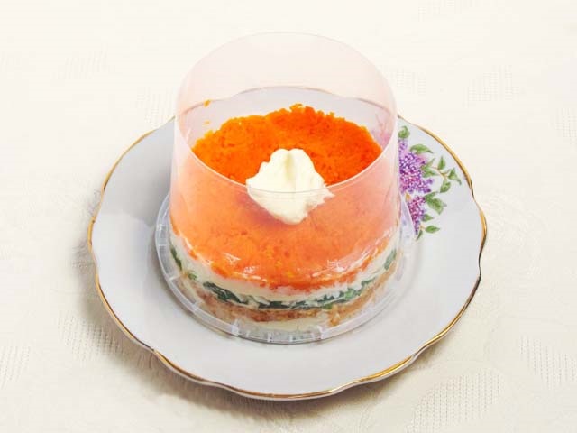 Салат Мімоза з рибними консервами — класичні покрокові рецепти