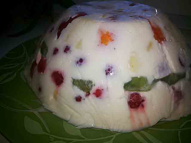 Фруктово – ягідний торт без випічки з желатином