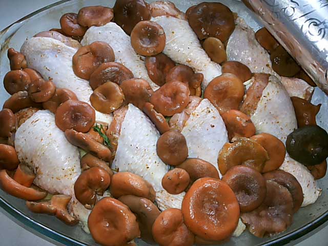 Курка з картоплею в духовці. Як смачно запекти курку з картоплею і грибами