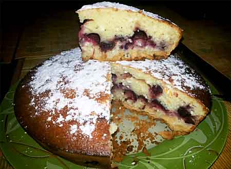 Манник на молоці з сиром і фруктовою начинкою – покроковий рецепт