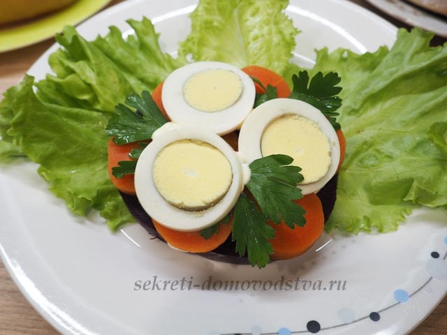 Салати у вигляді щури або миші на Новий Рік 2020: цікаві і нові рецепти