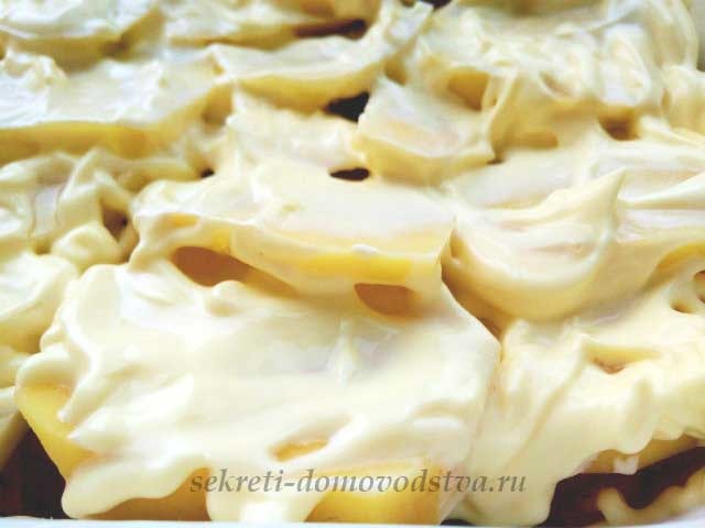 Картопля по-французьки з куркою — рецепт в духовці