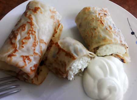 Тонкі млинці з дірочками на молоці – покроковий рецепт з фото