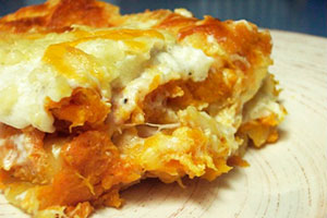 Картопляна запіканка без м’яса в духовці і мультиварці