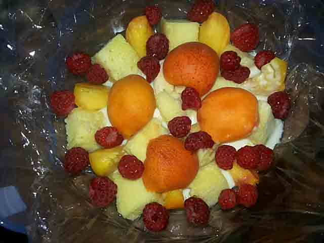 Фруктово – ягідний торт без випічки з желатином