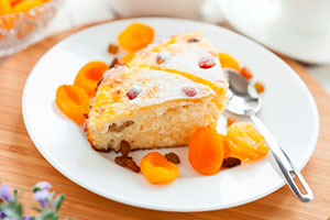 Сирна запіканка з яблуками в духовці і мультиварці. Рецепт сирного пирога з яблуками