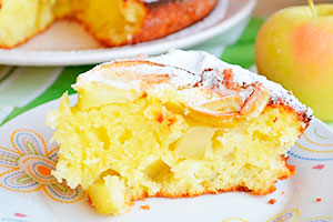 Шарлотка з сиром і яблуками: рецепти в духовці і мультиварці