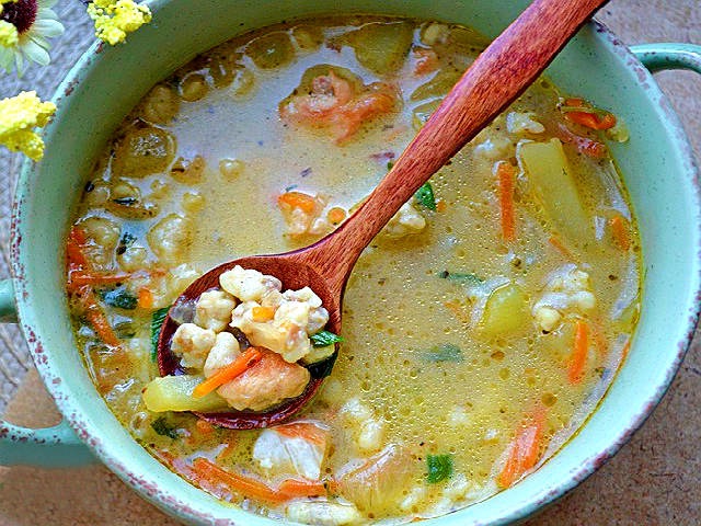 Суп з галушками — 7 покрокових рецептів приготування супу