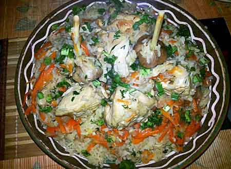 Справжній узбецький плов з яловичини в казані. Покроковий рецепт з фото