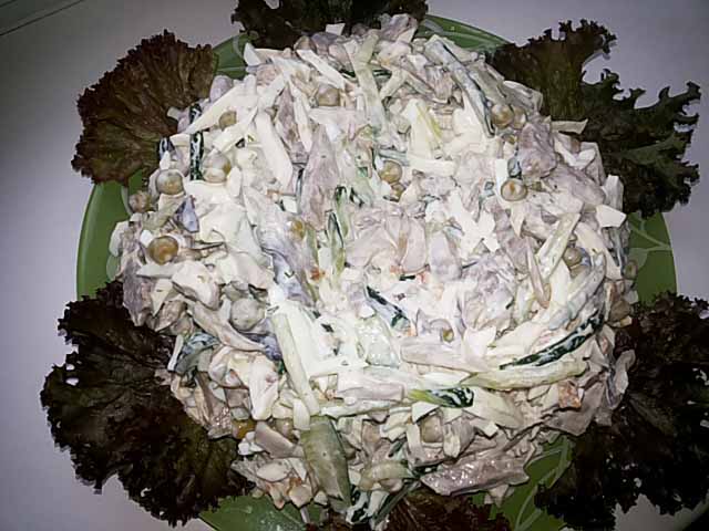 Салат “Гніздо Глухаря” – покроковий рецепт з фото