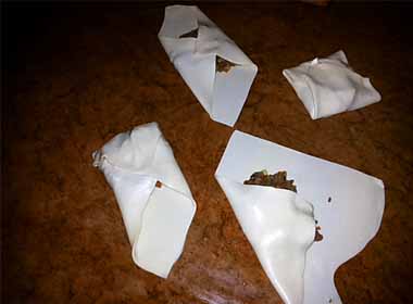 Самса з м’ясом з листкового тіста в домашніх умовах. Приготування тіста і начинки