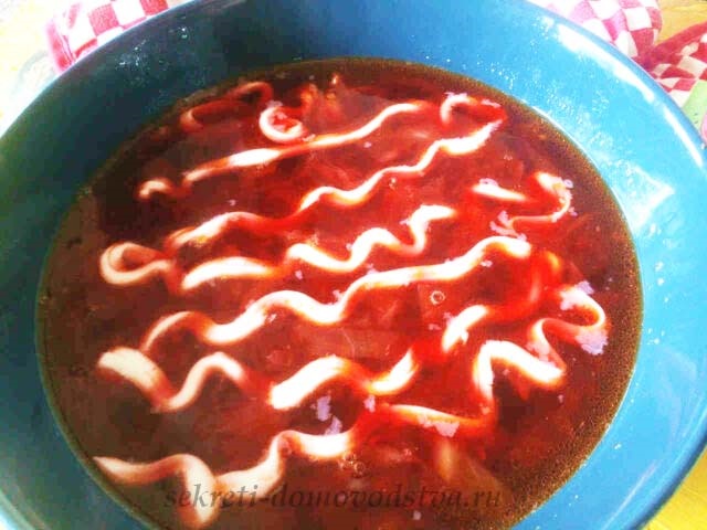 Борщ зі свіжою капустою і буряком — покроковий рецепт приготування