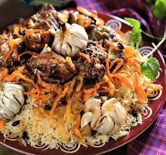 Справжній узбецький плов з куркою – покроковий рецепт приготування з фото