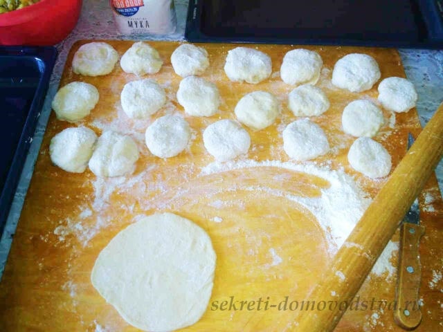 Ечпочмак по-татарськи з тіста на кефірі без дріжджів