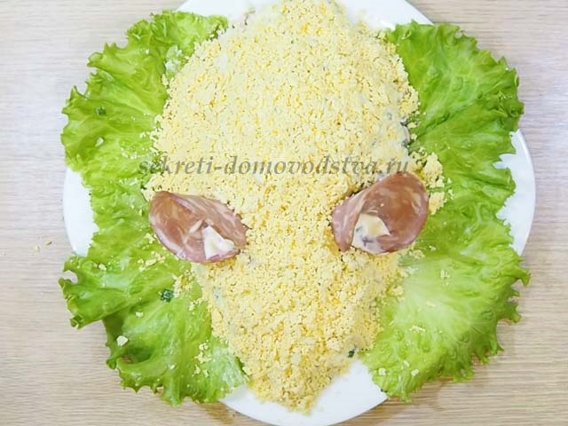 Салат Білий щур — рецепт новорічного салату для 2020 року