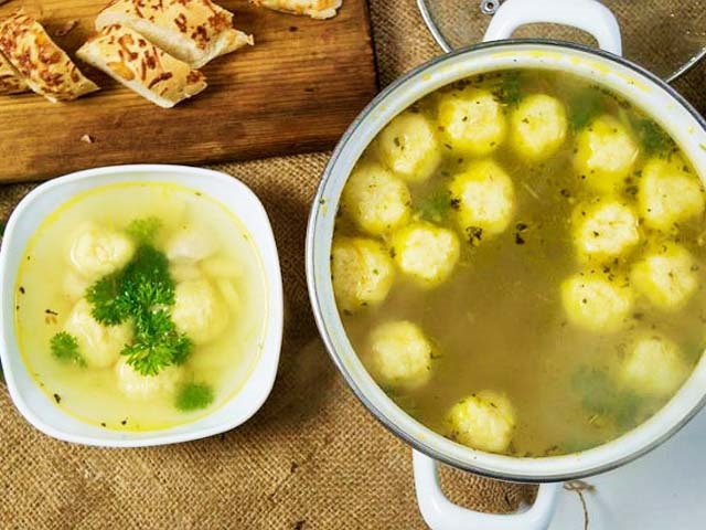 Суп з галушками — 7 покрокових рецептів приготування супу