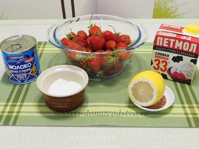 Полуничне морозиво — рецепт приготування в домашніх умовах