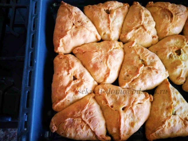 Ечпочмак по-татарськи з тіста на кефірі без дріжджів