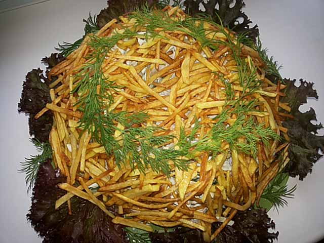 Салат “Гніздо Глухаря” – покроковий рецепт з фото